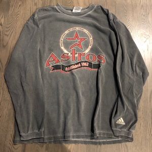 Adidas cotton Houston Astro’s long sleeve
